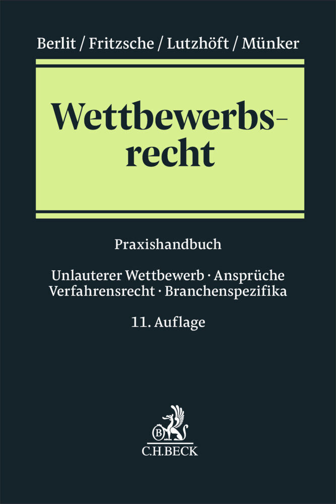 Wettbewerbsrecht (Wolfgang Berlit)