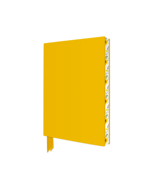 Exquisit Notizbuch DIN A6: Farbe Sonnengelb (Flame Tree Publishing)