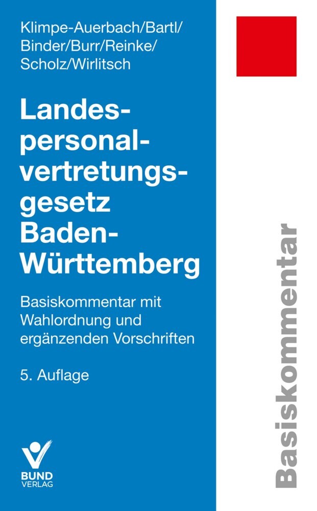 Landespersonalvertretungsgesetz Baden-Württemberg (Wolf Klimpe-Auerbach)