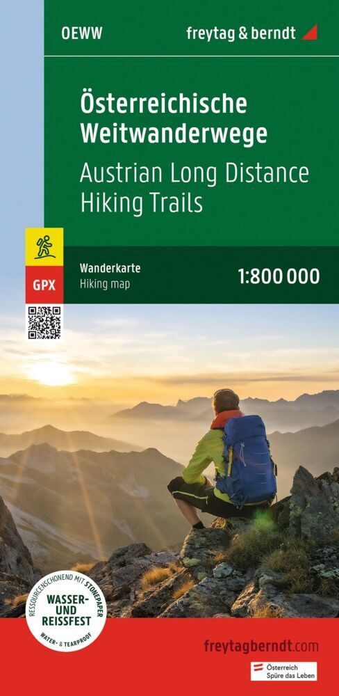 freytag & berndt Wanderkarte OEWW Österreichische Weitwanderwege 1:800.000
