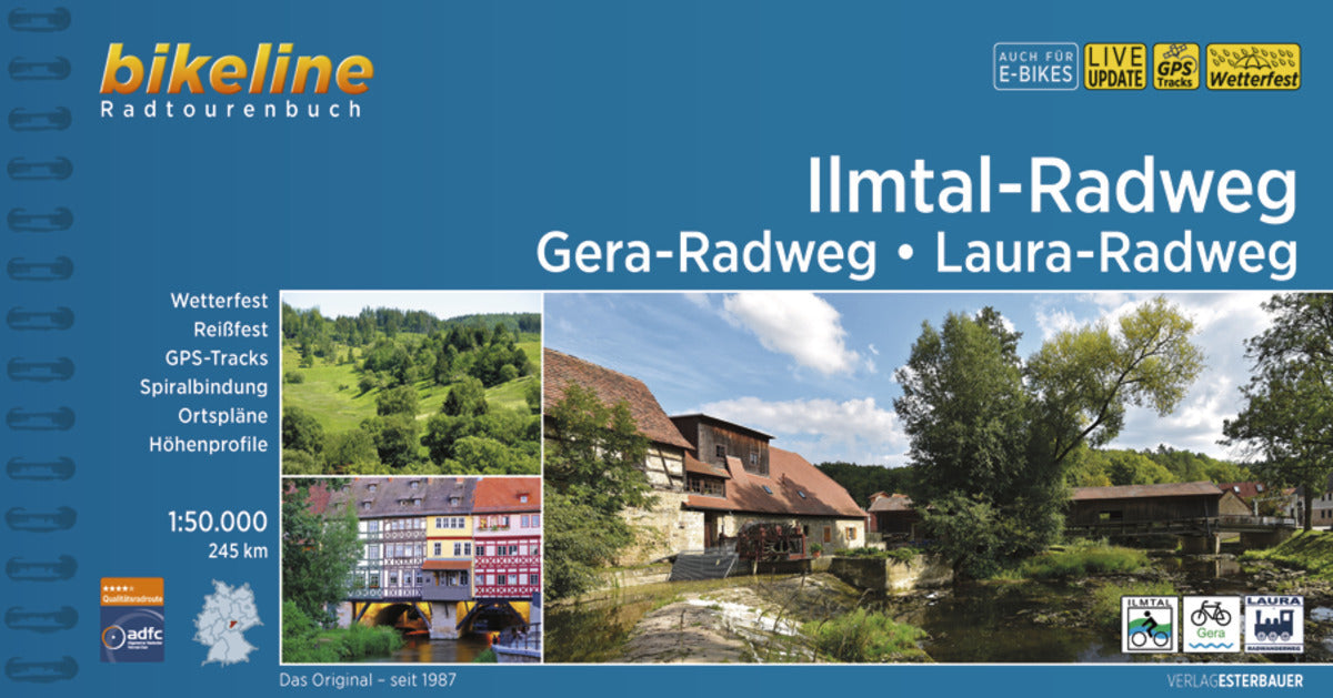 Ilmtal-Radweg - Gera-Radweg - Laura-Radweg (Esterbauer Verlag)