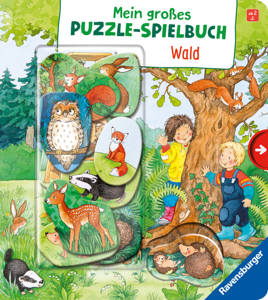 Mein großes Puzzle-Spielbuch - Wald (Mila Rulff)
