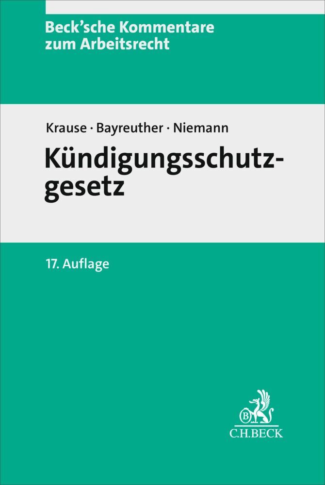 Kündigungsschutzgesetz. KSchG (Rüdiger Krause)
