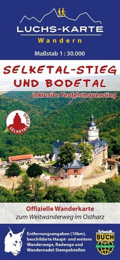 Luchs-Wanderkarte Selketal-Stieg und Bodetal (Harzklub E.V.)
