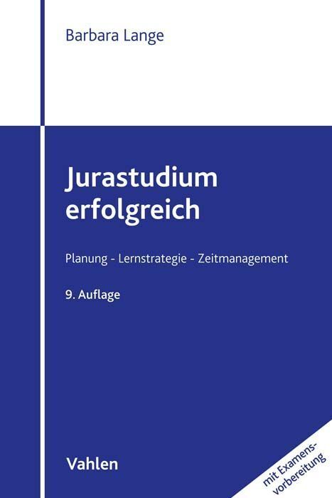 Jurastudium erfolgreich (Barbara Lange)
