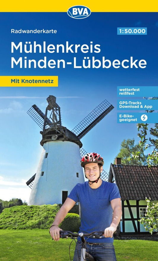 Radwanderkarte BVA Radwandern im Mühlenkreis Minden-Lübbecke 1:50.000, reiß- und wetterfest, GPS-Tracks Download (Bva Bikemedia Gmbh)