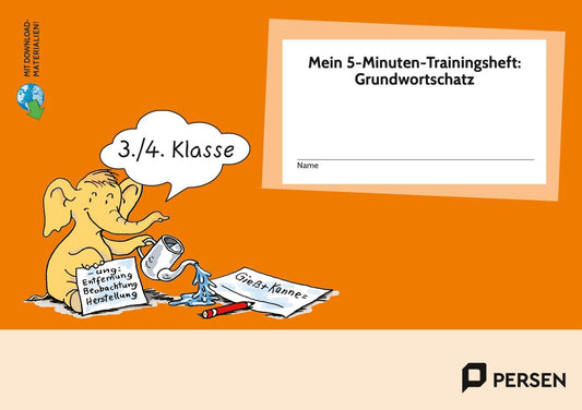 Mein 5-Min-Trainingsheft: Grundwortschatz - Kl.3/4 (Kirstin Jebautzke)