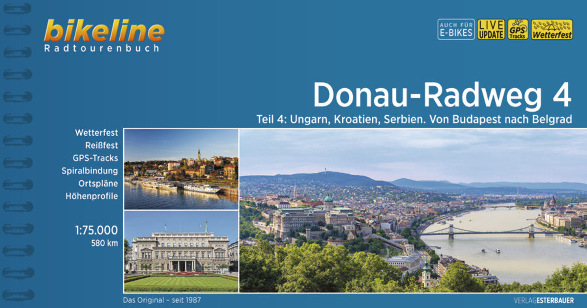 Donauradweg / Donau-Radweg 4 (Esterbauer Verlag)