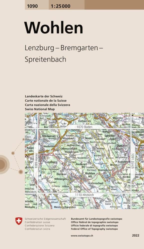1090 Wohlen (Bundesamt Für Landestopografie Swisstopo)