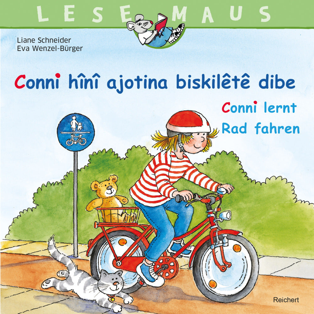 CONNI LERNT RAD FAHREN/Conni hînî ajotina bisîkletê dibe (Liane Schneider)
