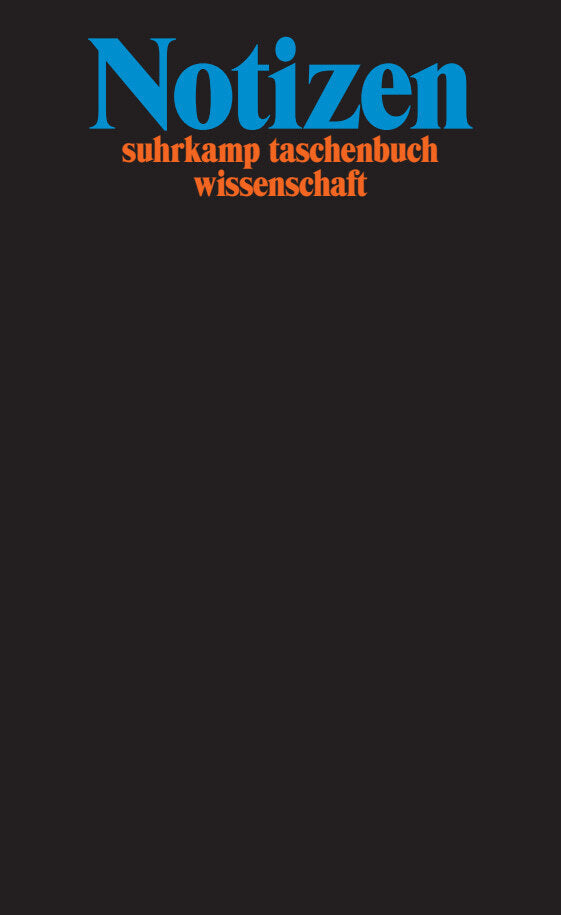 Notizbuch 50 Jahre suhrkamp taschenbuch wissenschaft (Suhrkamp Verlag)