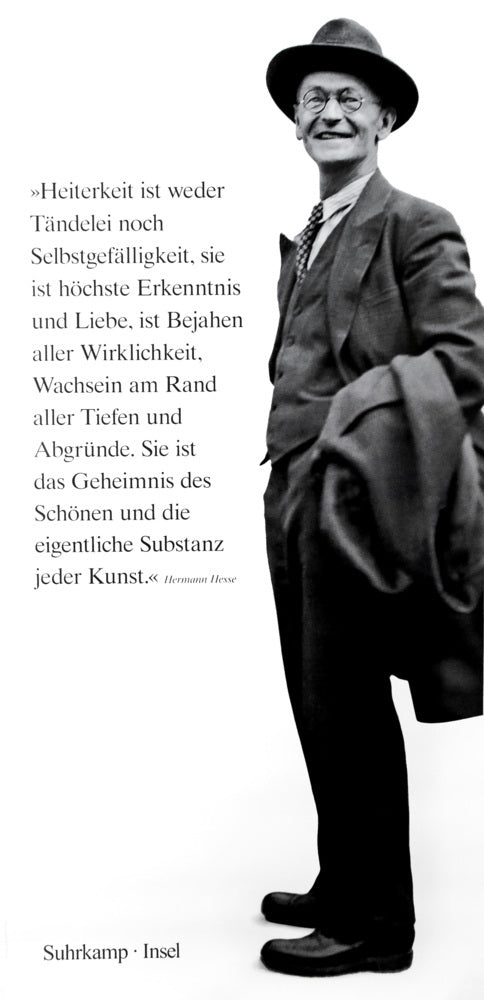 Poster Hermann Hesse »Lebensgroß« (Suhrkamp Verlag)
