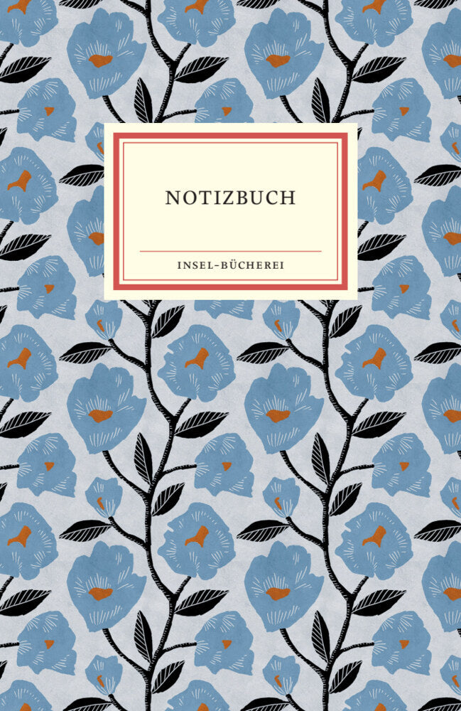 Notizbuch Insel-Bücherei »Blaue Mohnblumen« (Insel Verlag)