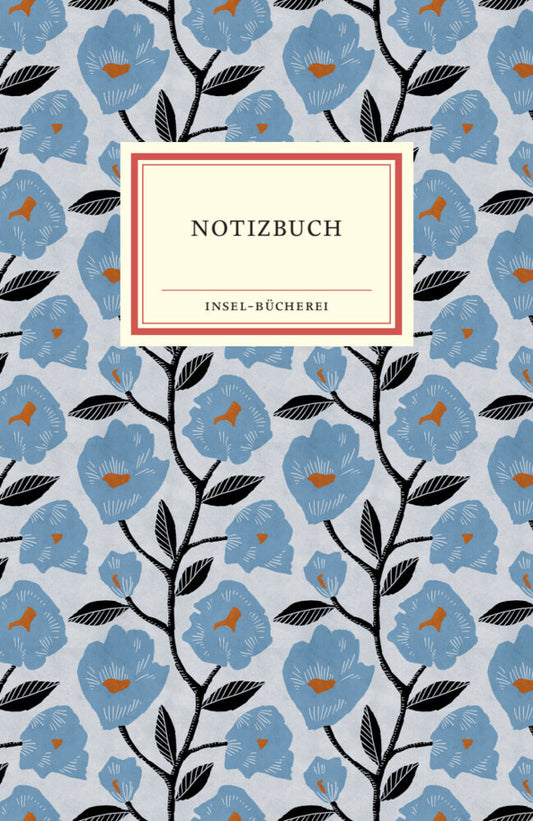 Notizbuch Insel-Bücherei »Blaue Mohnblumen« (Insel Verlag)
