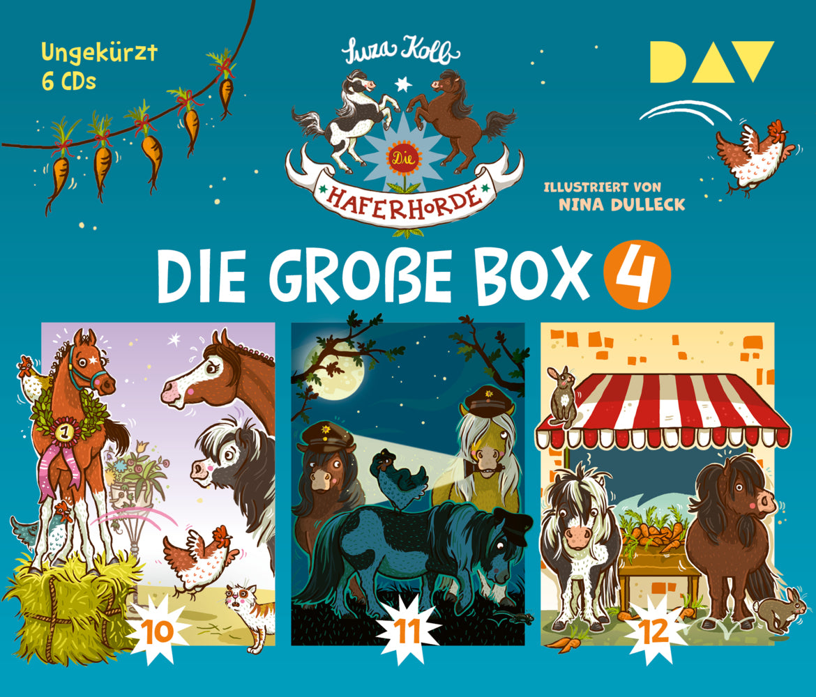 Die Haferhorde - Die große Box 4 (Teil 10-12), 6 Audio-CD (Suza Kolb)