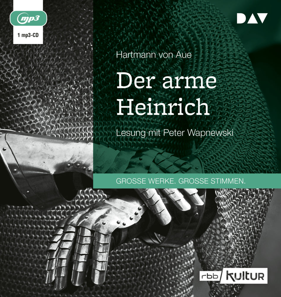Der arme Heinrich, 1 Audio-CD, 1 MP3 (Hartmann Von Aue)