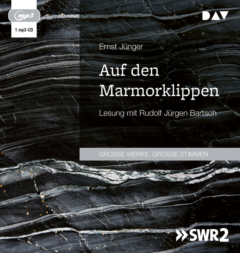 Auf den Marmorklippen, 1 Audio-CD, 1 MP3 (Ernst Jünger)