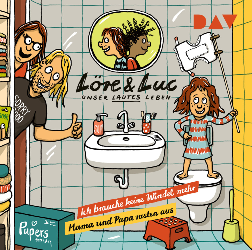 Löre & Luc - Unser lautes Leben (8). Folge 15: Ich brauche keine Windel mehr / Folge 16: Mama und Papa rasten aus, 1 Audio-CD (Jenny Alten)