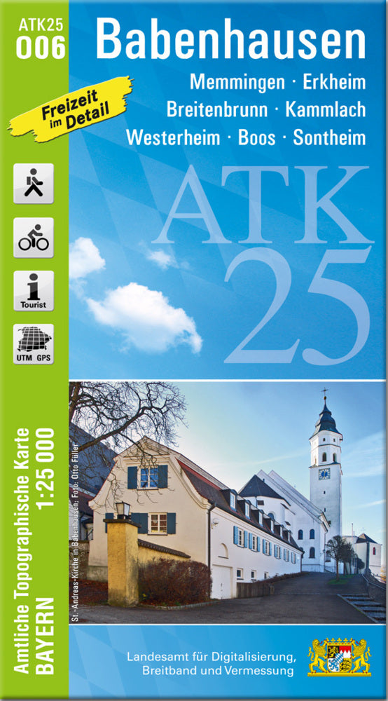 ATK25-O06 Babenhausen (Amtliche Topographische Karte 1:25000) (Breitband Und Vermessung, Bayern Landesamt Für Digitalisierung)