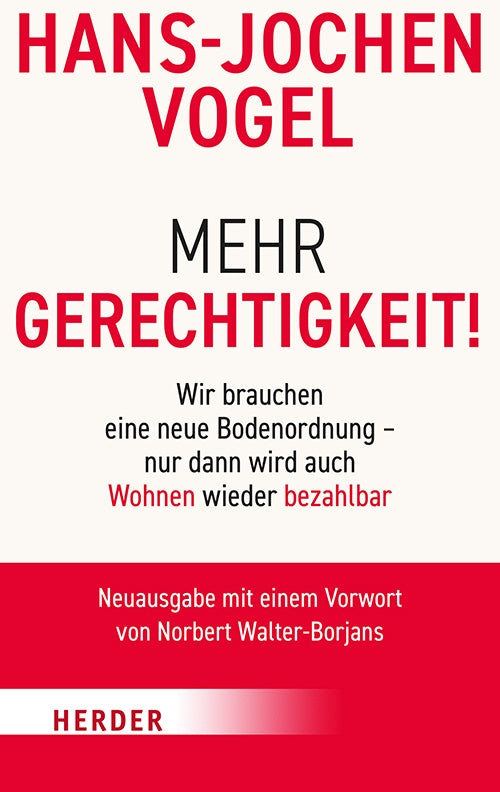 Mehr Gerechtigkeit! (Hans-Jochen Vogel)