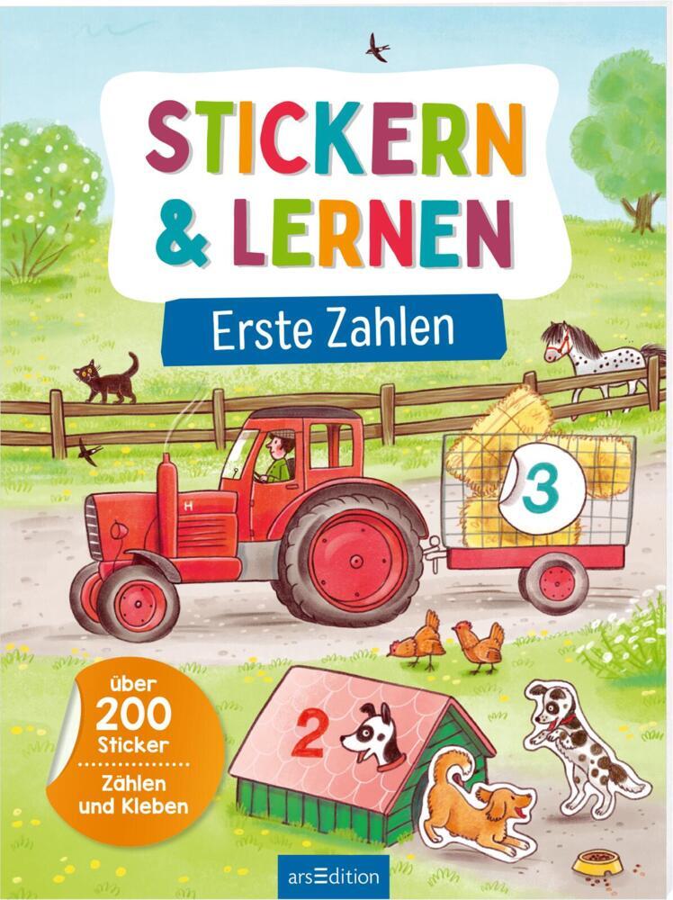 Stickern & Lernen - Erste Zahlen