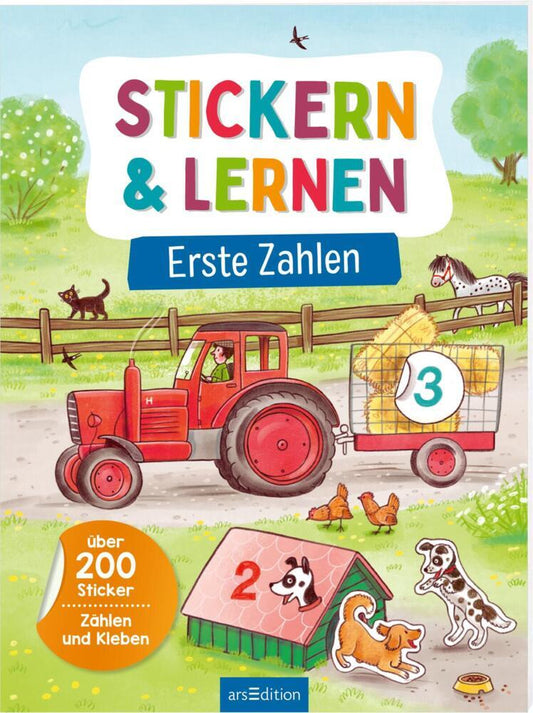 Stickern & Lernen - Erste Zahlen