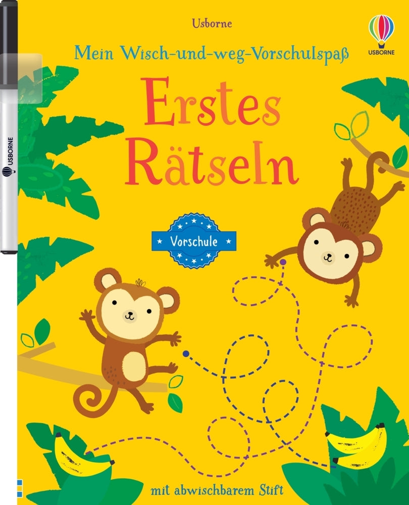 Mein Wisch-und-weg-Vorschulspaß: Erstes Rätseln (Jessica Greenwell)
