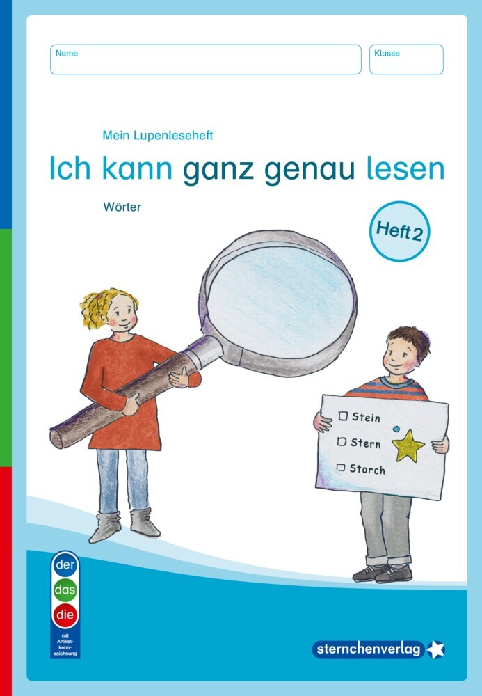 Mein Lupenleseheft 2 - Ich kann ganz genau lesen - DaZ (Sternchenverlag Gmbh)