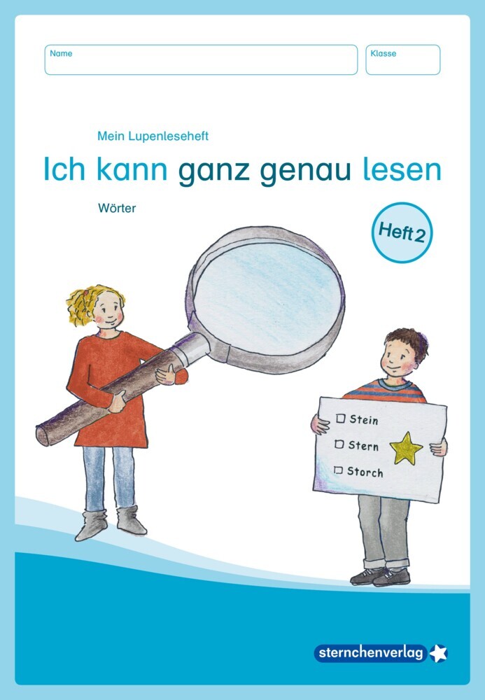 Mein Lupenleseheft 2 - Ich kann ganz genau lesen - (Sternchenverlag Gmbh)