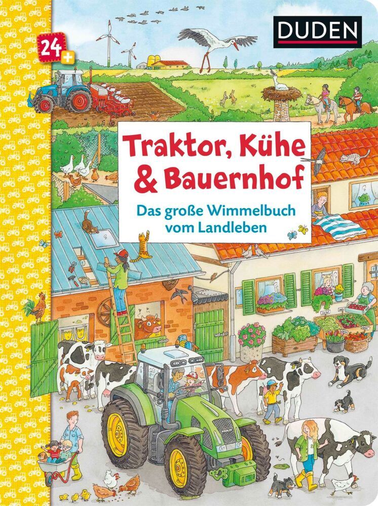 Traktor, Kühe & Bauernhof: Das große Wimmelbuch vom Landleben (Christina Braun)