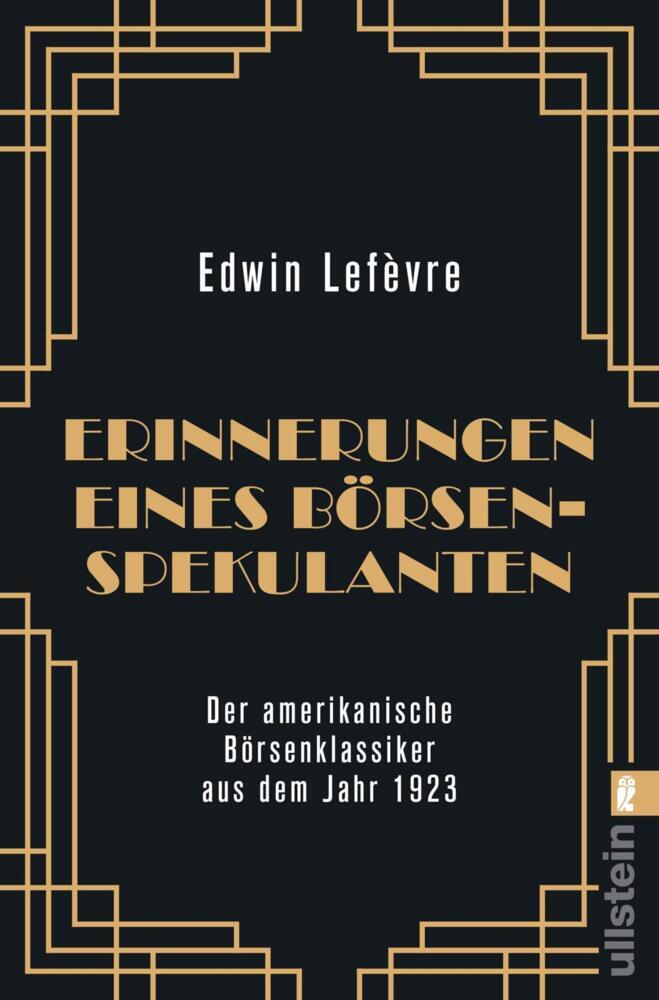 Erinnerungen eines Börsenspekulanten (Edwin Lefèvre)