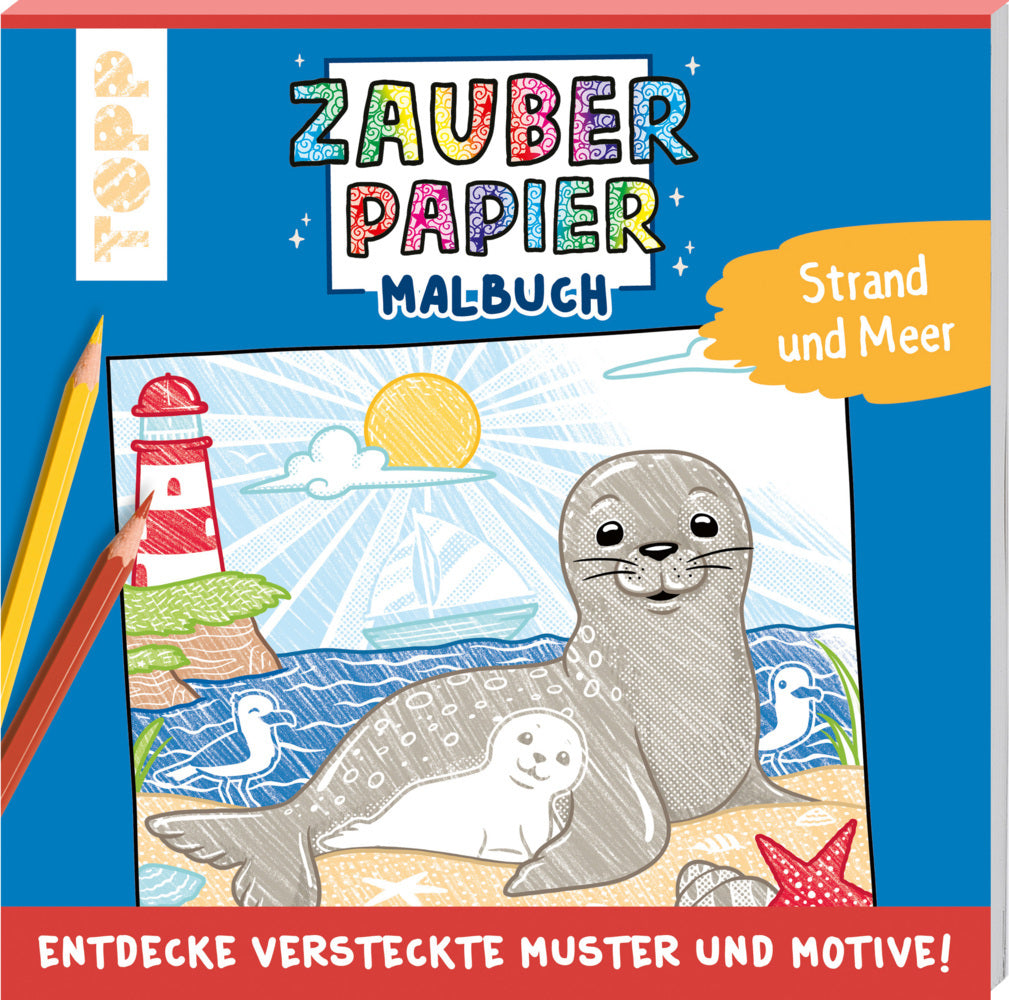 Zauberpapier Malbuch Strand und Meer (Natascha Pitz)