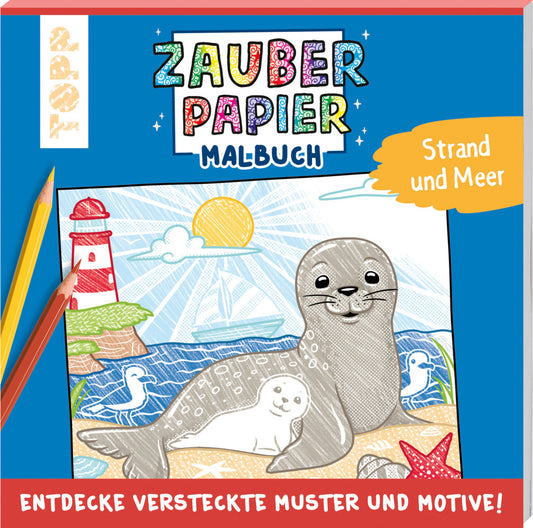 Zauberpapier Malbuch Strand und Meer (Natascha Pitz)