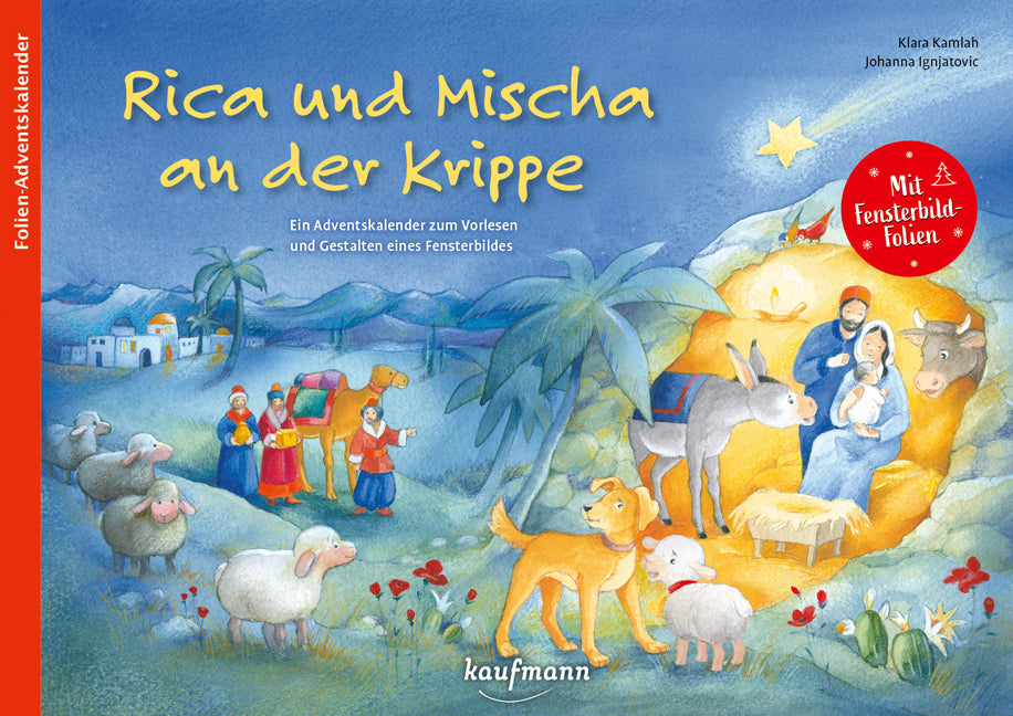 Rica und Mischa an der Krippe (Klara Kamlah)