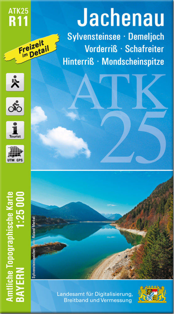 ATK25-R11 Jachenau (Amtliche Topographische Karte 1:25000) (Breitband Und Vermessung, Bayern Landesamt Für Digitalisierung)
