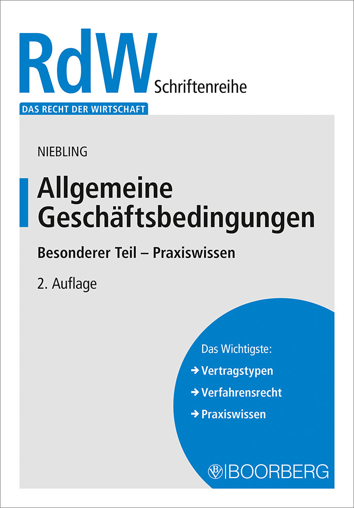 Allgemeine Geschäftsbedingungen (Jürgen Niebling)