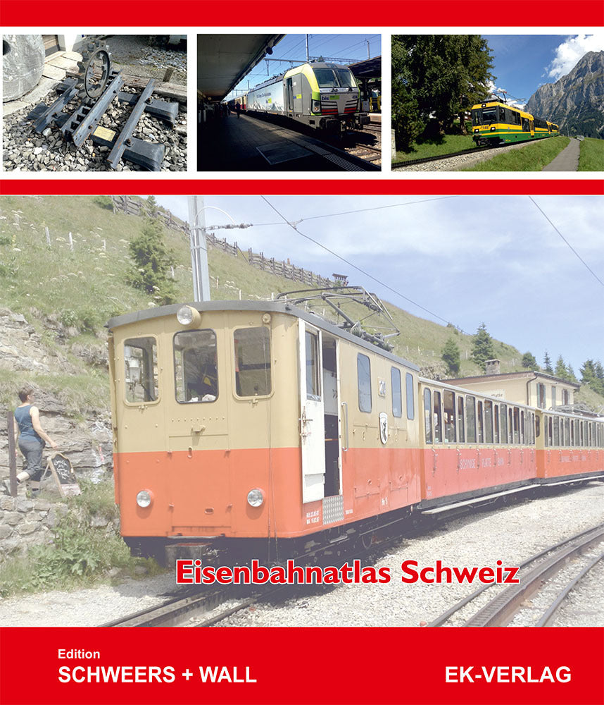 Eisenbahnatlas Schweiz (Henning Wall)