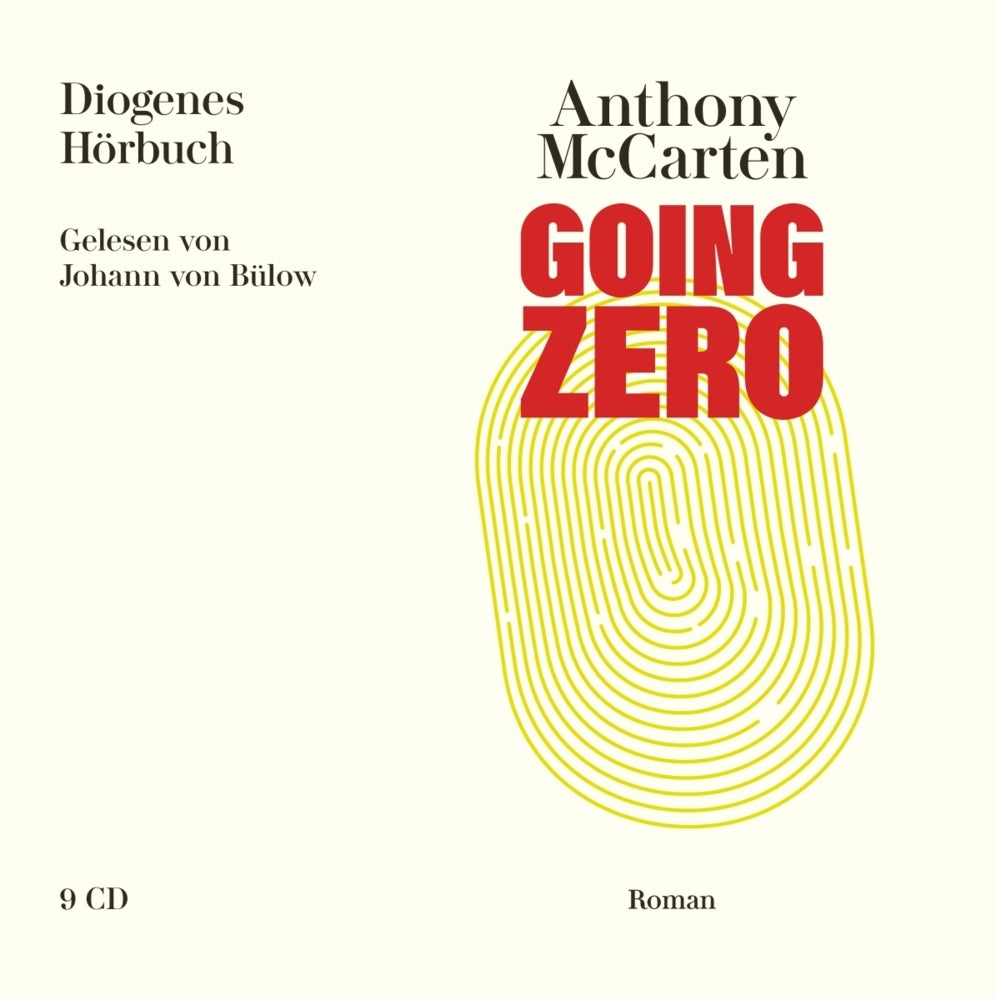 Going Zero, 9 Audio-CD (Anthony Mccarten)