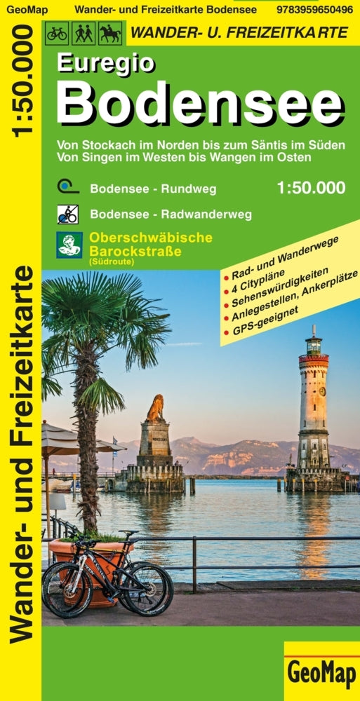 Euregio Bodensee Wander- und Freizeitkarte (Geomap)