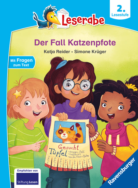 Leserabe 2. Lesestufe - Der Fall Katzenpfote (Katja Reider)