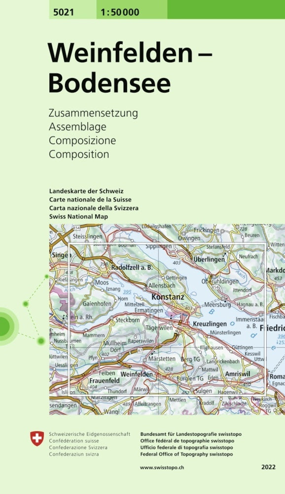 5021 Weinfelden - Bodensee (Bundesamt Für Landestopografie Swisstopo)