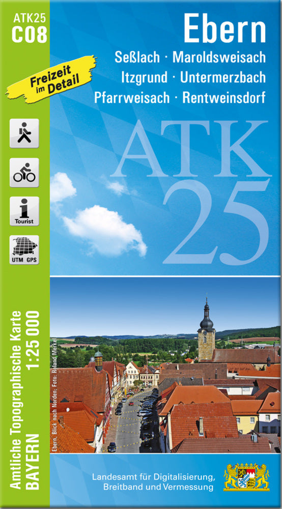 ATK25-C08 Ebern (Amtliche Topographische Karte 1:25000) (Breitband Und Vermessung, Bayern Landesamt Für Digitalisierung)
