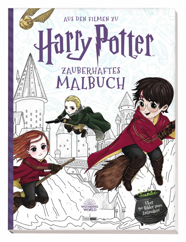 Aus den Filmen zu Harry Potter: Zauberhaftes Malbuch (Carla Spinner)