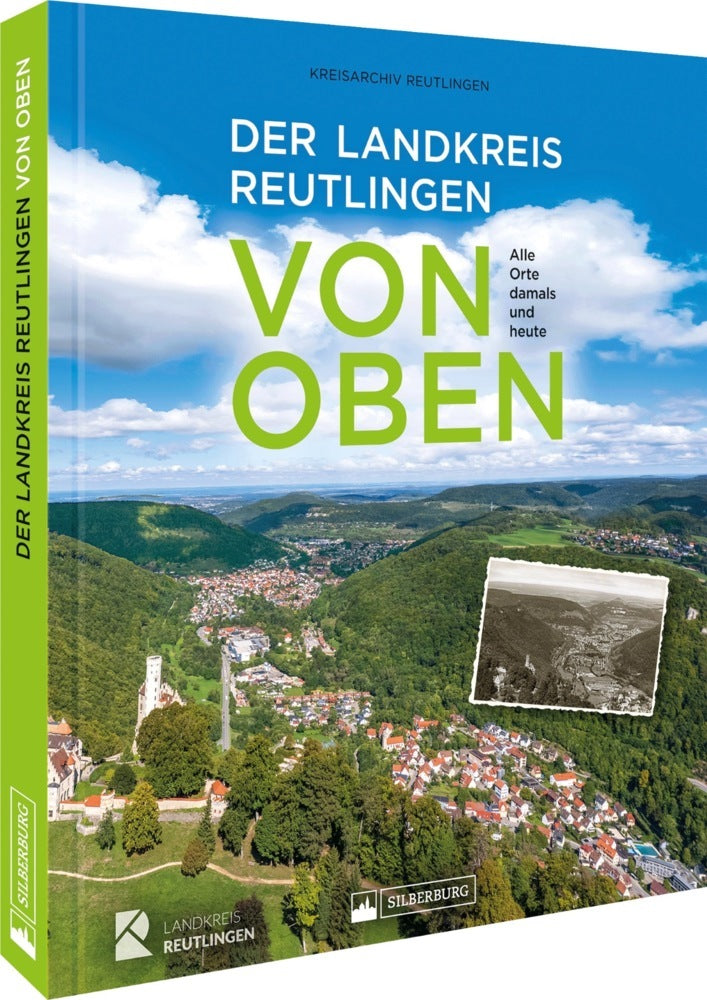 Der Landkreis Reutlingen von oben (Kreisarchiv Reutlingen)