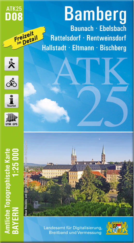 ATK25-D08 Bamberg (Amtliche Topographische Karte 1:25000) (Breitband Und Vermessung, Bayern Landesamt Für Digitalisierung)