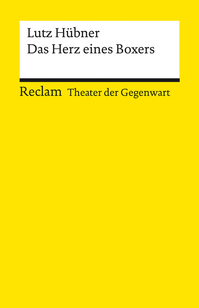 Das Herz eines Boxers (Lutz Hübner)