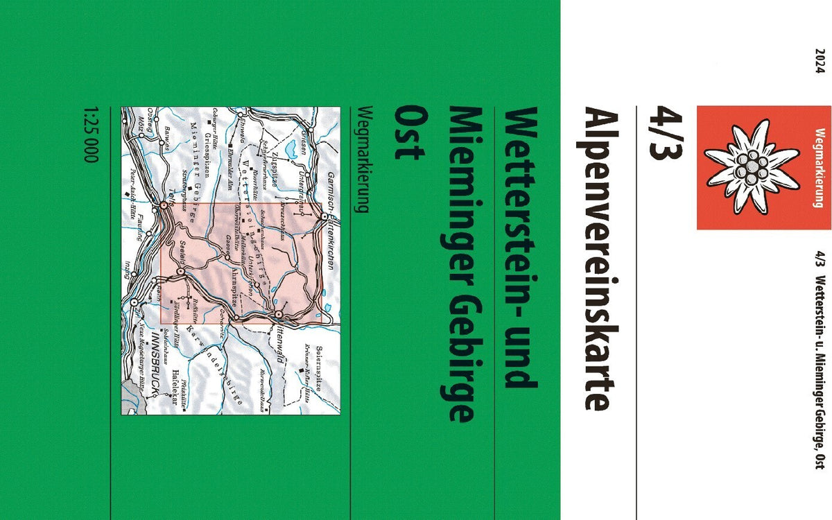 Wetterstein- und Mieminger Gebirge, Ost (Deutscher Alpenverein E.V.)
