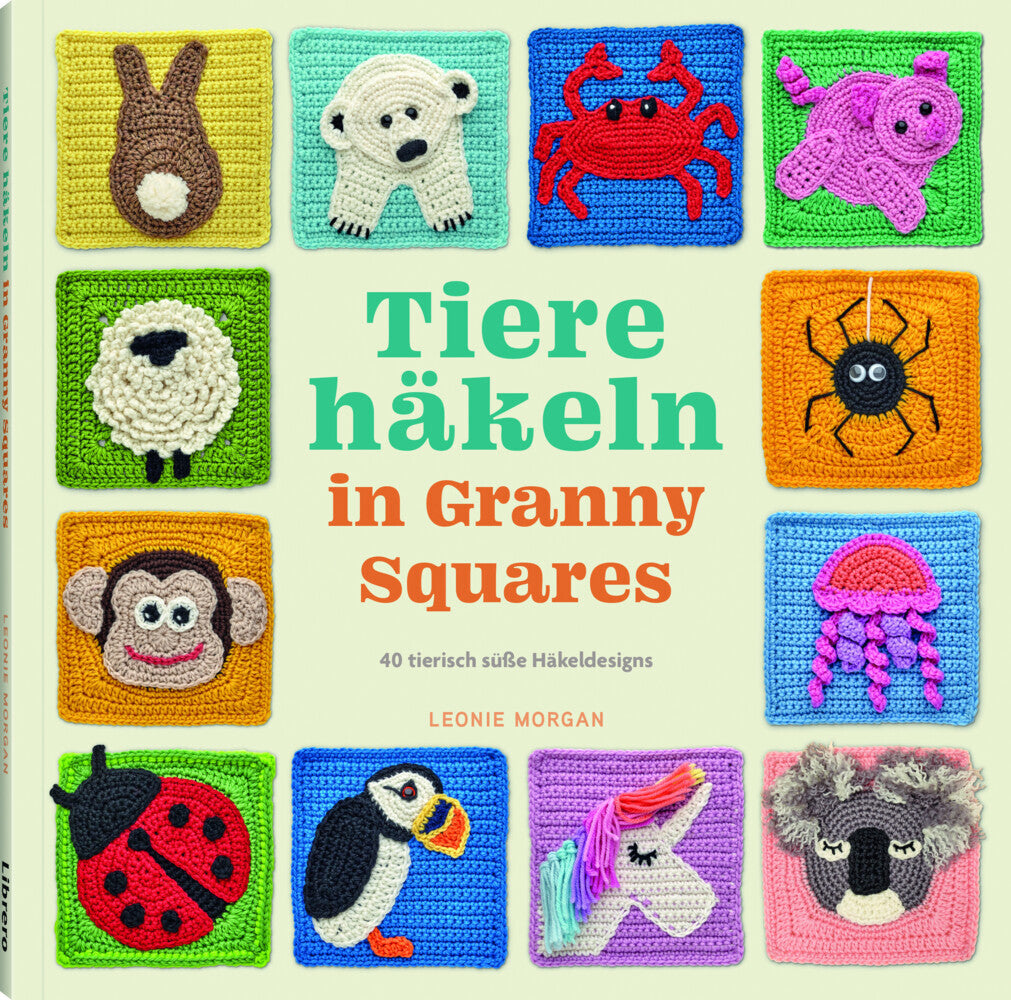 Tiere häkeln in Granny Squares (Leonie Morgan)