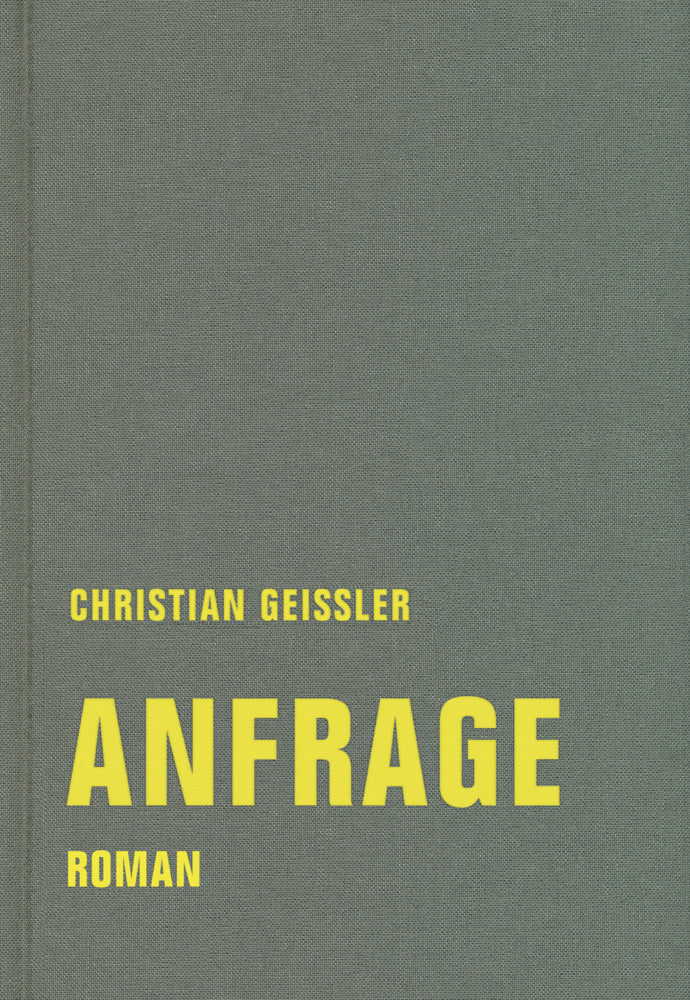 Anfrage (Christian Geißler)