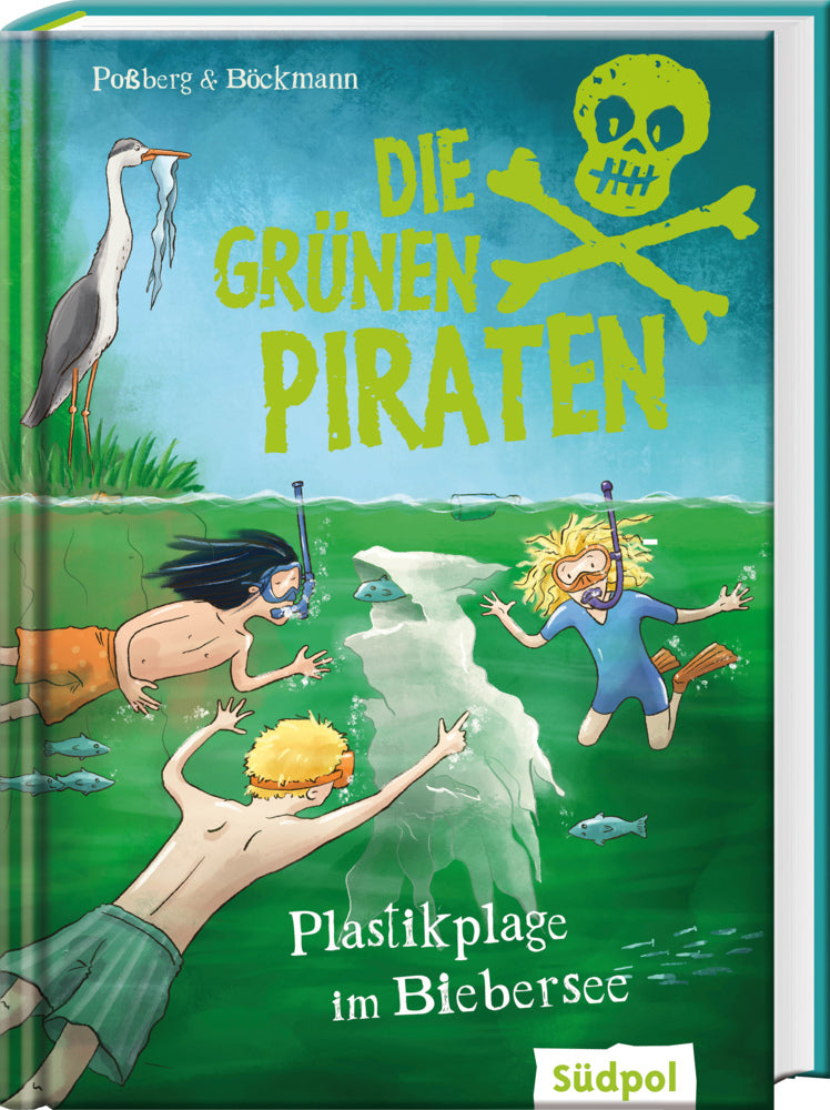 Die Grünen Piraten - Plastikplage im Biebersee (Andrea Poßberg)